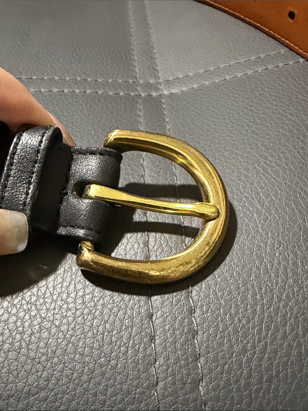 Women’s Coach Leather Belt Size Small - Picture 3 of 7